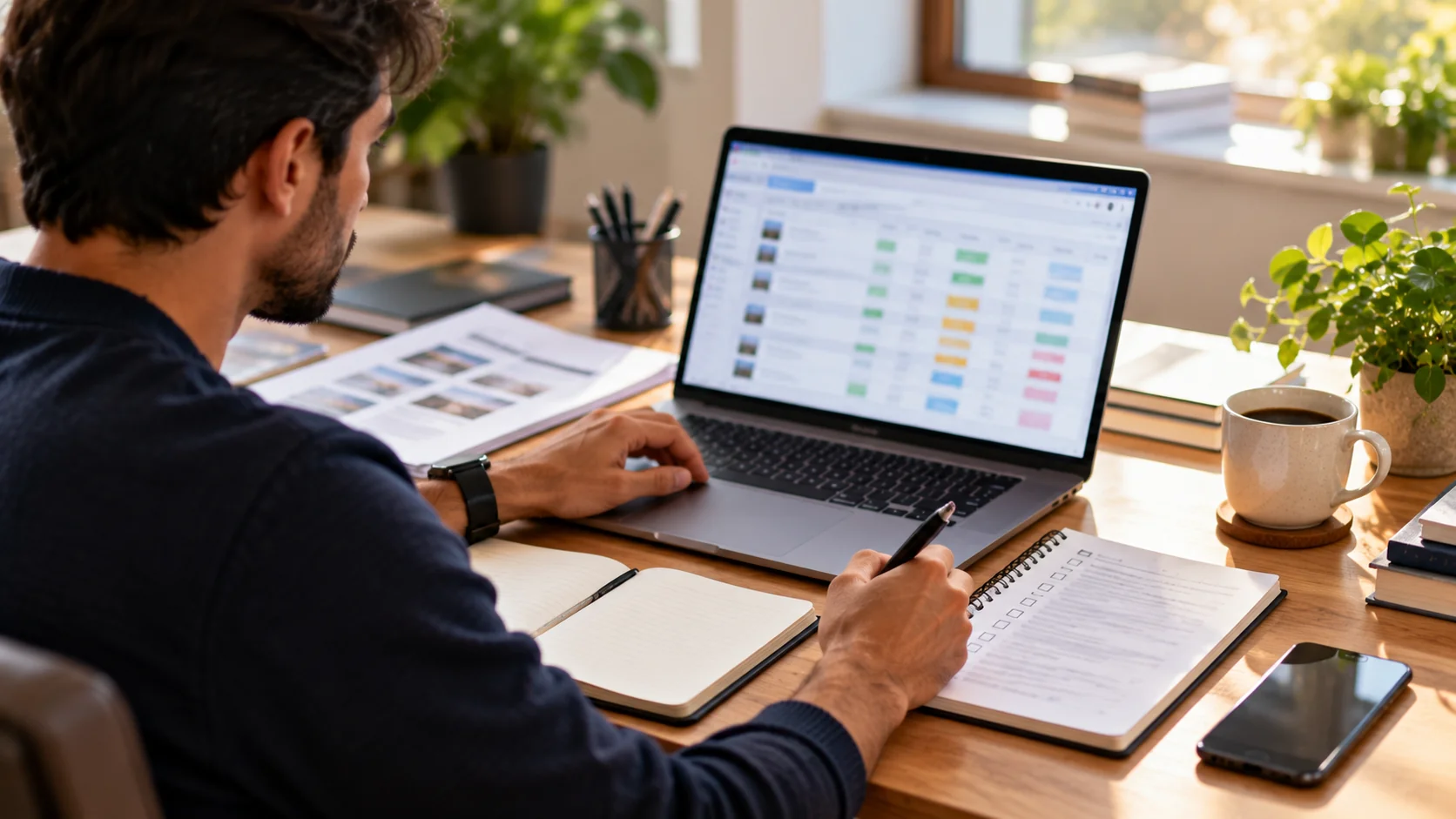 Person tracking guest post outreach placements and follow-ups.