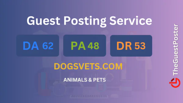 publish guest post on dogsvets.com