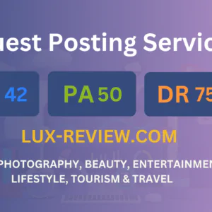 publish guest post on lux-review.com