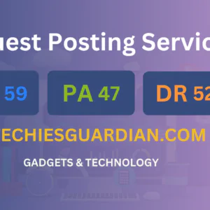 publish guest post on techiesguardian.com