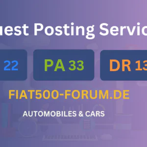 publish guest post on fiat500-forum.de