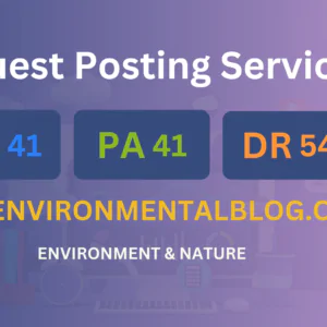 publish guest post on theenvironmentalblog.org