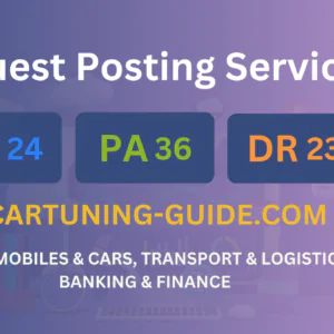 publish guest post on cartuning-guide.com