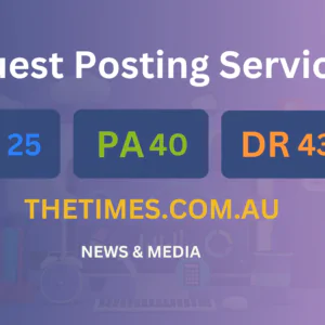 publish guest post on thetimes.com.au