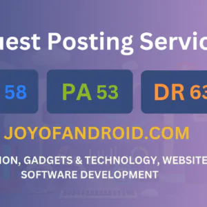 publish guest post on joyofandroid.com