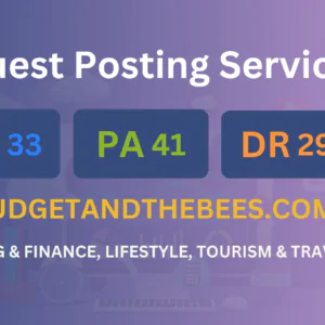 publish guest post on budgetandthebees.com