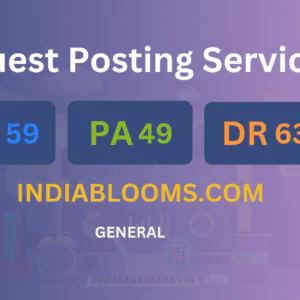 publish guest post on indiablooms.com