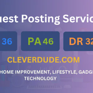 publish guest post on cleverdude.com