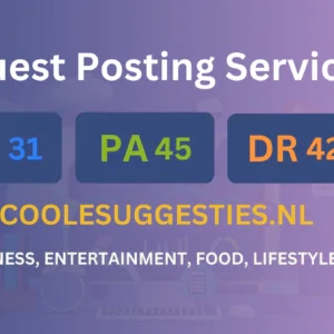 publish guest post on coolesuggesties.nl
