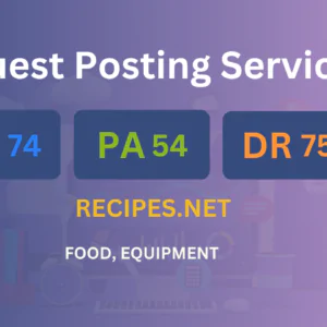 publish guest post on recipes.net