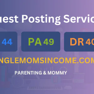 publish guest post on singlemomsincome.com