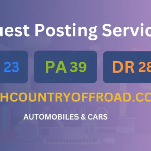 publish guest post on highcountryoffroad.com