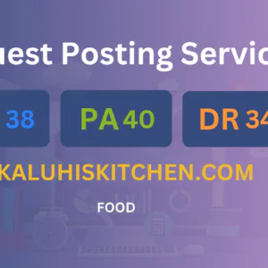 publish guest post on kaluhiskitchen.com