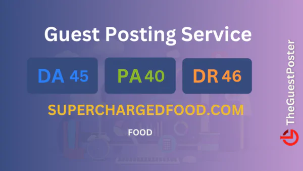 publish guest post on superchargedfood.com