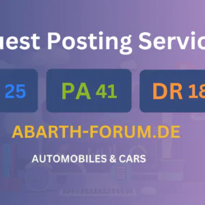 publish guest post on abarth-forum.de