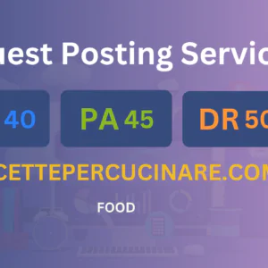 publish guest post on ricettepercucinare.com