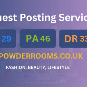 publish guest post on powderrooms.co.uk
