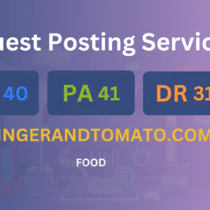 publish guest post on gingerandtomato.com
