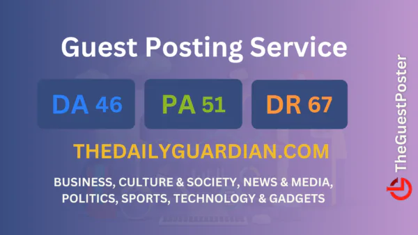 publish guest post on thedailyguardian.com