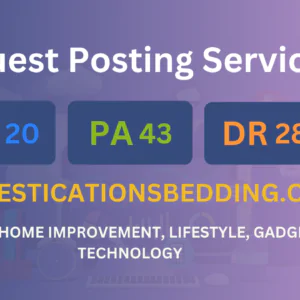 publish guest post on domesticationsbedding.com