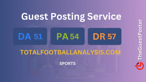 publish guest post on totalfootballanalysis.com