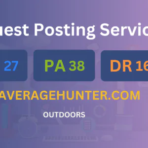 publish guest post on averagehunter.com