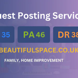 publish guest post on abeautifulspace.co.uk