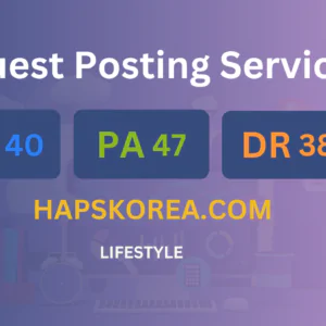 publish guest post on hapskorea.com