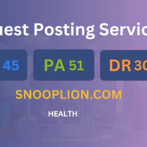 publish guest post on snooplion.com