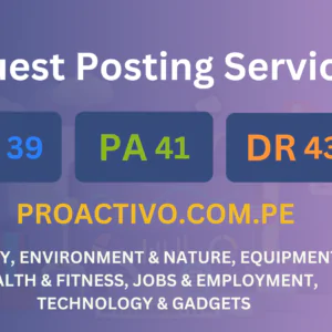 publish guest post on proactivo.com.pe