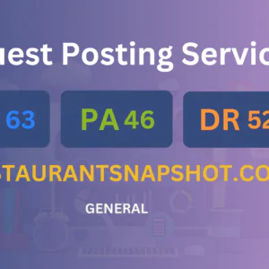 publish guest post on restaurantsnapshot.com