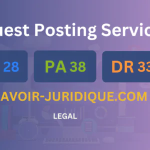 publish guest post on savoir-juridique.com