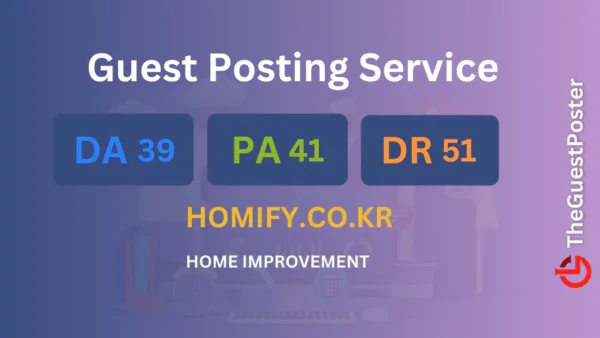 publish guest post on homify.co.kr
