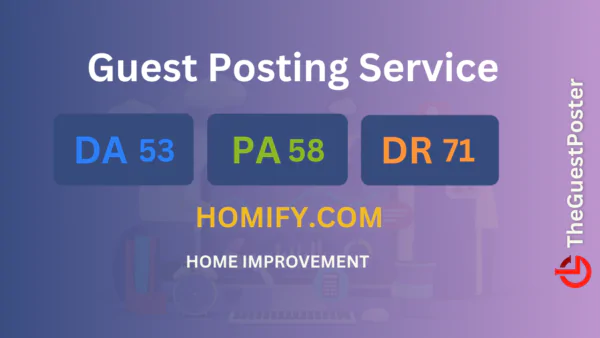 publish guest post on homify.com