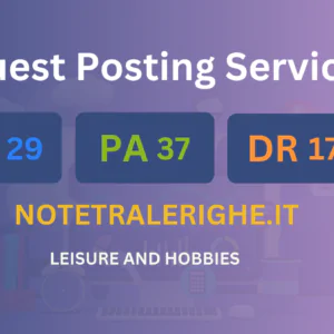 publish guest post on notetralerighe.it
