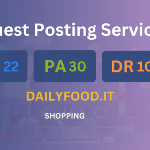 publish guest post on dailyfood.it
