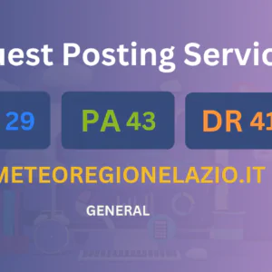 publish guest post on meteoregionelazio.it