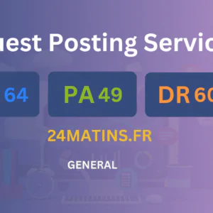 publish guest post on 24matins.fr