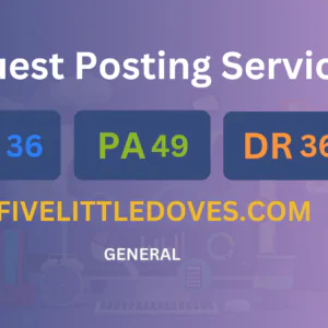 publish guest post on fivelittledoves.com
