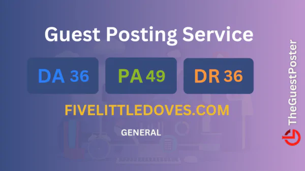 publish guest post on fivelittledoves.com