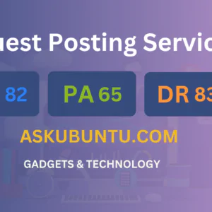 publish guest post on askubuntu.com
