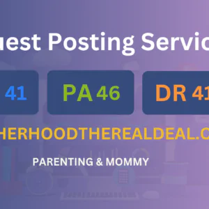 publish guest post on motherhoodtherealdeal.com