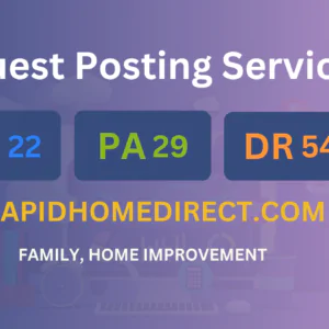 publish guest post on rapidhomedirect.com