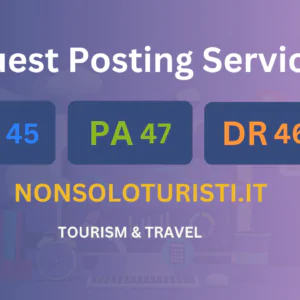 publish guest post on nonsoloturisti.it