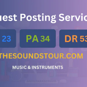 publish guest post on thesoundstour.com