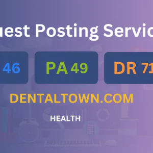 publish guest post on dentaltown.com