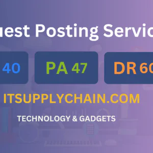 publish guest post on itsupplychain.com