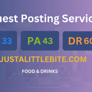publish guest post on justalittlebite.com