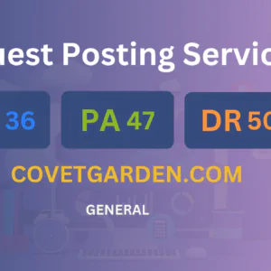 publish guest post on covetgarden.com