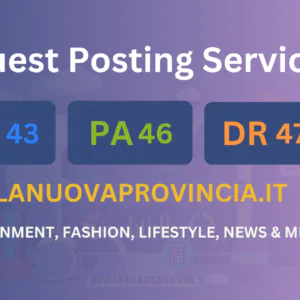 publish guest post on lanuovaprovincia.it